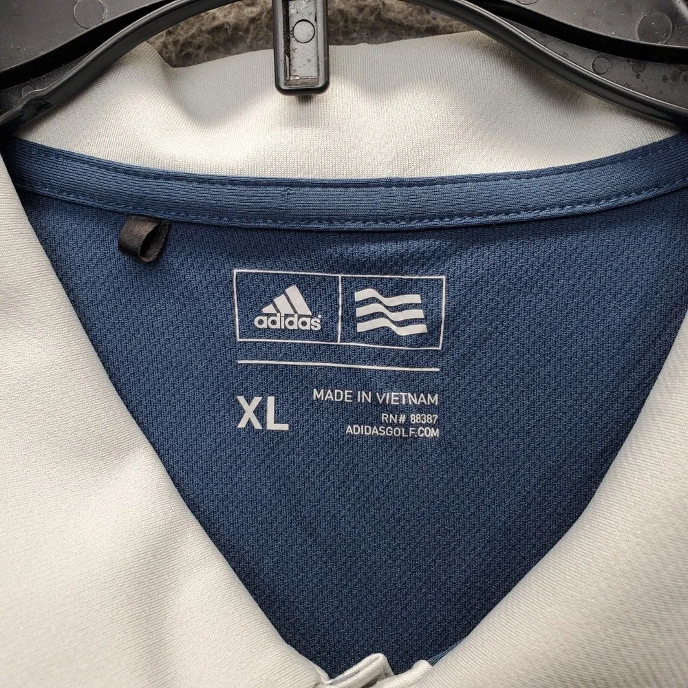 Adidas Golf Performance Polo Shirt Mens XL Multi Stretch Short‎ Sleeve Popover